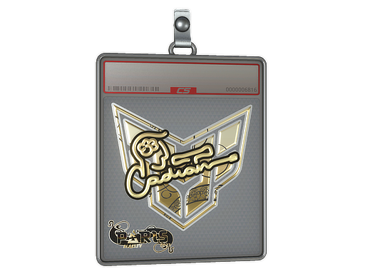 Sticker Slab cadiaN Gold Paris 2023