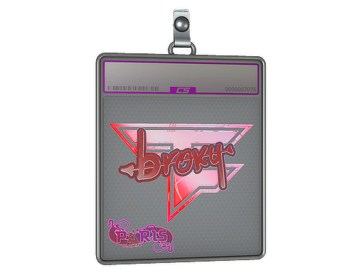 Sticker Slab broky Holo Paris 2023