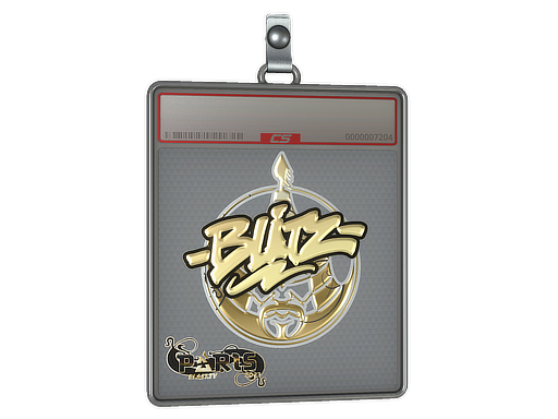 Sticker Slab bLitz Gold Paris 2023