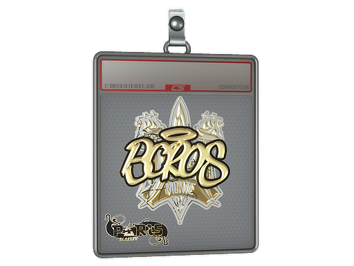 Sticker Slab BOROS Gold Paris 2023