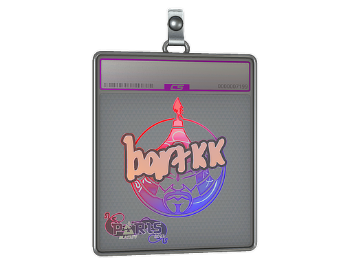Sticker Slab Bart4k Holo Paris 2023