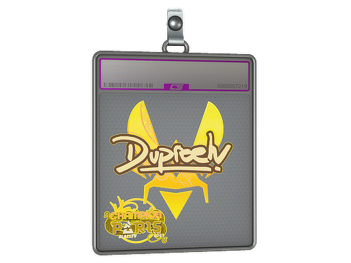 Sticker Slab dupreeh Holo, Champion Paris 2023