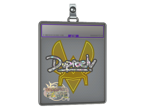 Sticker Slab dupreeh Glitter, Champion Paris 2023