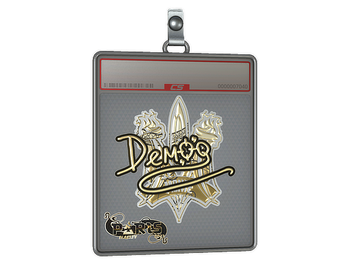 Sticker Slab DemQQ Gold Paris 2023