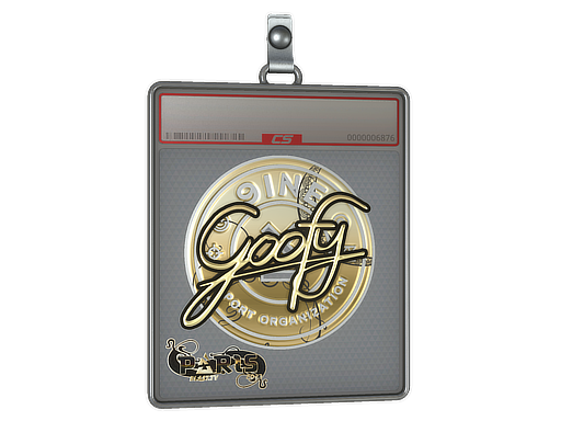 Sticker Slab Goofy Gold Paris 2023