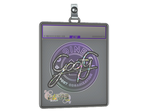 Sticker Slab Goofy Glitter Paris 2023