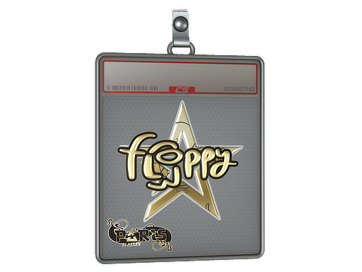 Sticker Slab floppy Gold Paris 2023