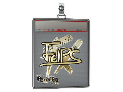 Sticker Slab felps Gold Paris 2023