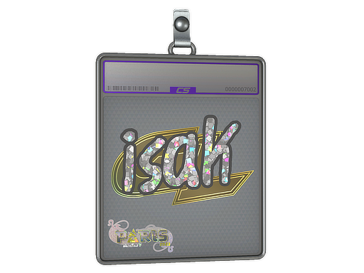 Sticker Slab isak Glitter Paris 2023