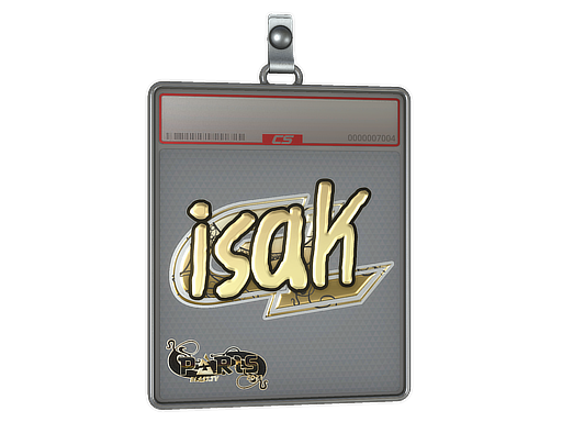 Sticker Slab isak Gold Paris 2023