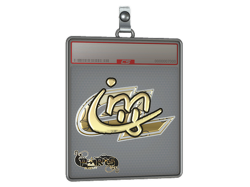 Sticker Slab iM Gold Paris 2023