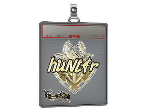 Sticker Slab huNter- Gold Paris 2023