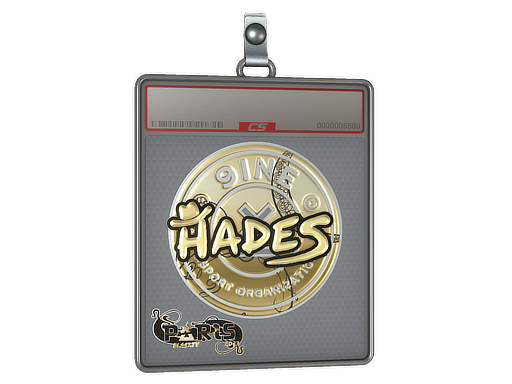 Sticker Slab hades Gold Paris 2023