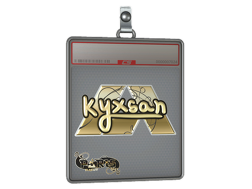 Sticker Slab kyxsan Gold Paris 2023
