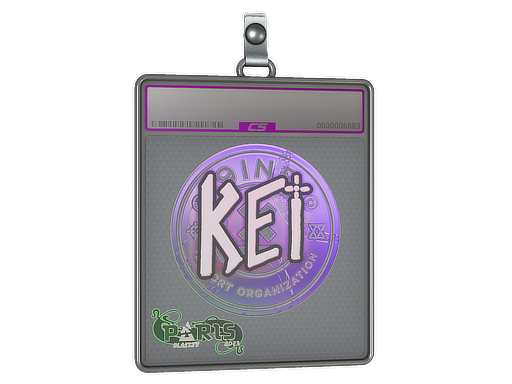 Sticker Slab KEi Holo Paris 2023