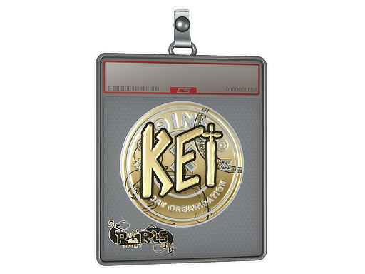 Sticker Slab KEi Gold Paris 2023