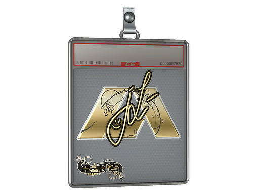 Sticker Slab jL Gold Paris 2023