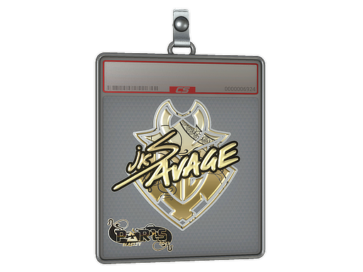 Sticker Slab jks Gold Paris 2023