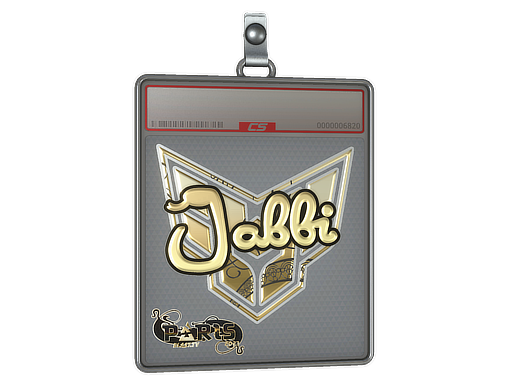 Sticker Slab jabbi Gold Paris 2023