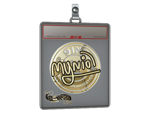 Sticker Slab mynio Gold Paris 2023