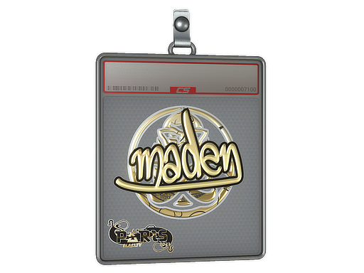 Sticker Slab maden Gold Paris 2023