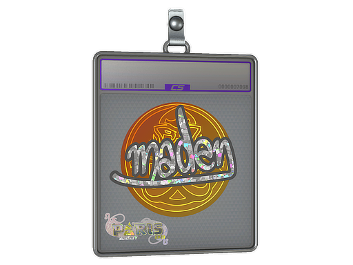 Sticker Slab maden Glitter Paris 2023