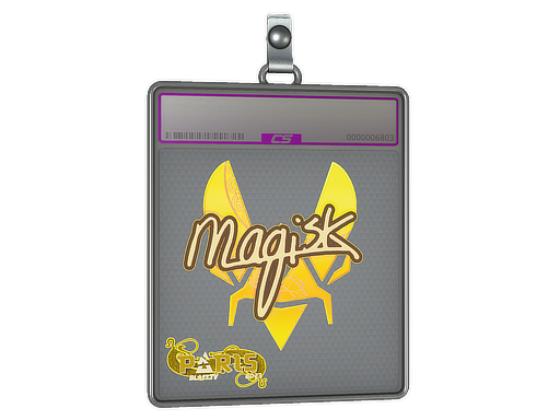 Sticker Slab Magisk Holo Paris 2023