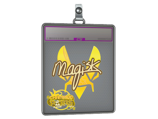 Sticker Slab Magisk Holo, Champion Paris 2023