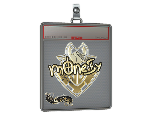 Sticker Slab m0NESY Gold Paris 2023