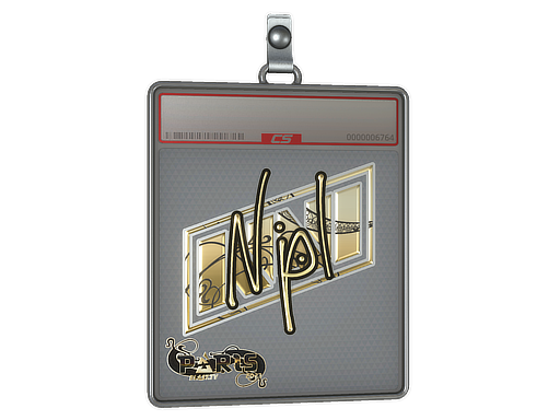 Sticker Slab npl Gold Paris 2023