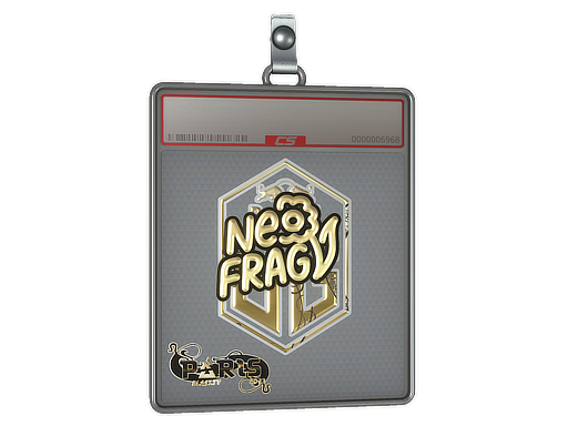 Sticker Slab NEOFRAG Gold Paris 2023