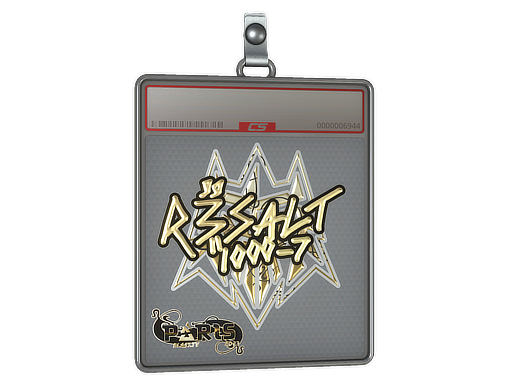 Sticker Slab r3salt Gold Paris 2023
