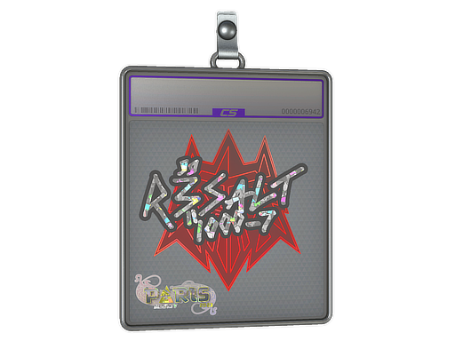 Sticker Slab r3salt Glitter Paris 2023