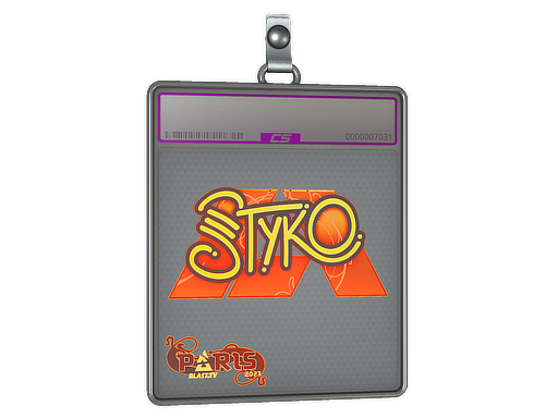 Sticker Slab STYKO Holo Paris 2023