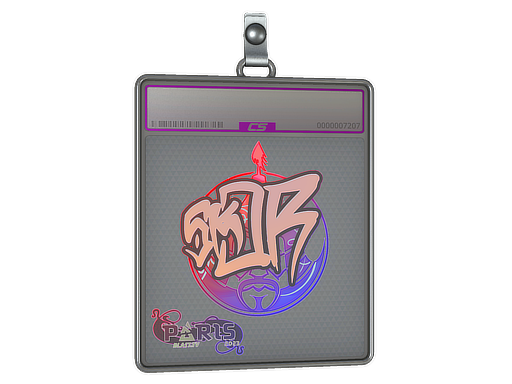 Sticker Slab sk0R Holo Paris 2023