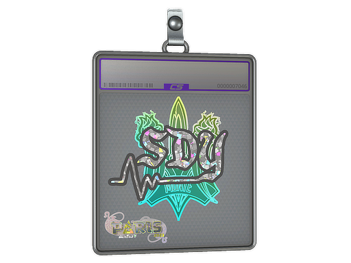 Sticker Slab sdy Glitter Paris 2023