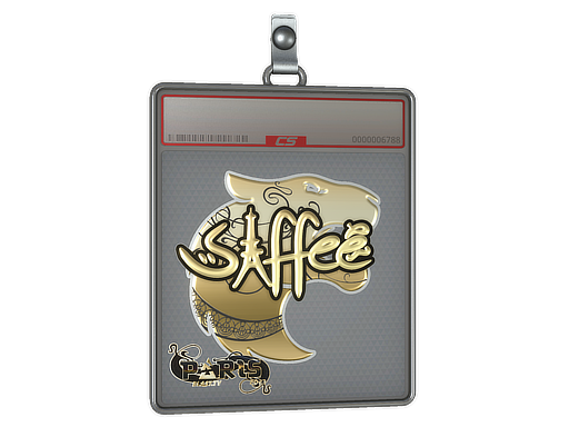 Sticker Slab saffee Gold Paris 2023