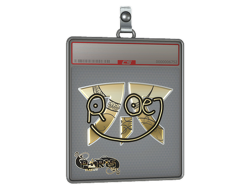 Sticker Slab roeJ Gold Paris 2023