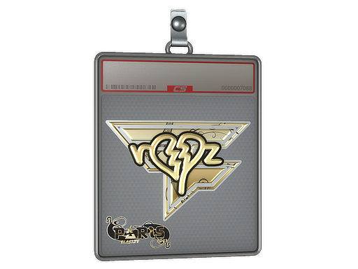 Sticker Slab ropz Gold Paris 2023