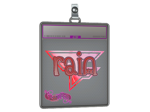 Sticker Slab rain Holo Paris 2023