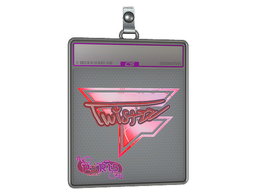 Sticker Slab Twistzz Holo Paris 2023