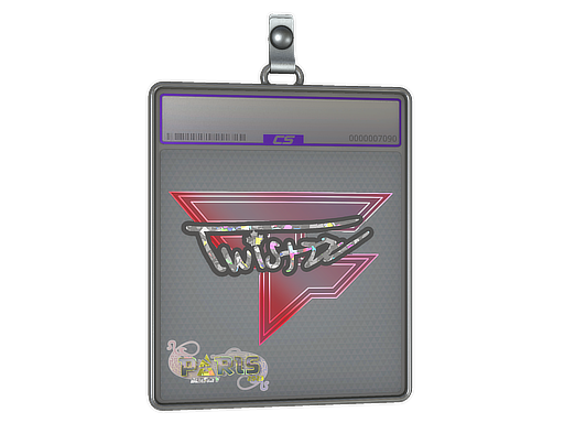 Sticker Slab Twistzz Glitter Paris 2023