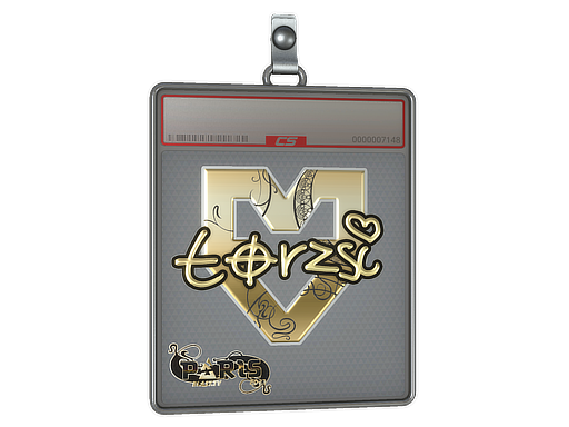 Sticker Slab torzsi Gold Paris 2023