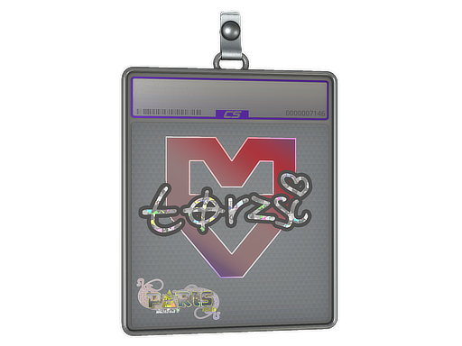 Sticker Slab torzsi Glitter Paris 2023