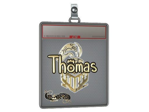 Sticker Slab Thomas Gold Paris 2023