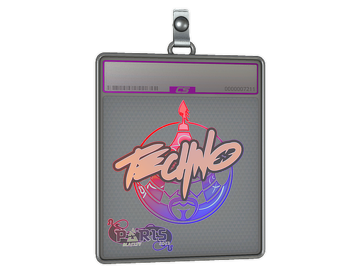 Sticker Slab Techno4K Holo Paris 2023