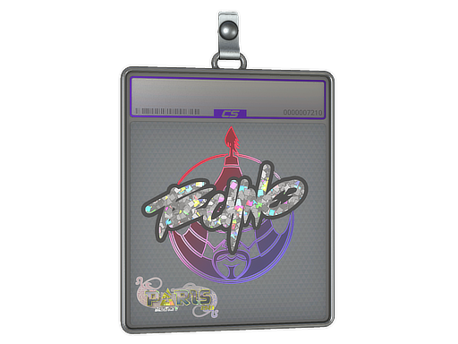 Sticker Slab Techno4K Glitter Paris 2023