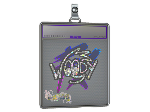 Sticker Slab WOOD7 Glitter Paris 2023