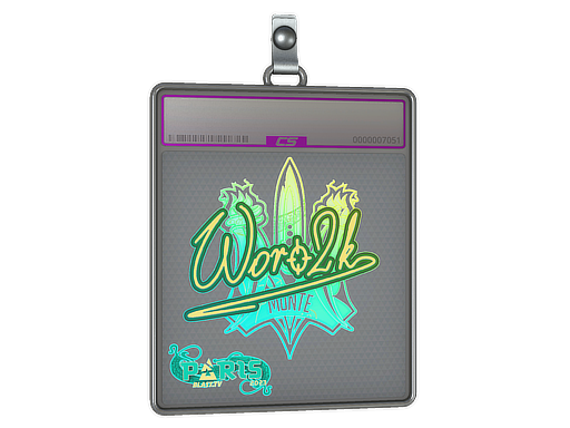 Sticker Slab Woro2k Holo Paris 2023