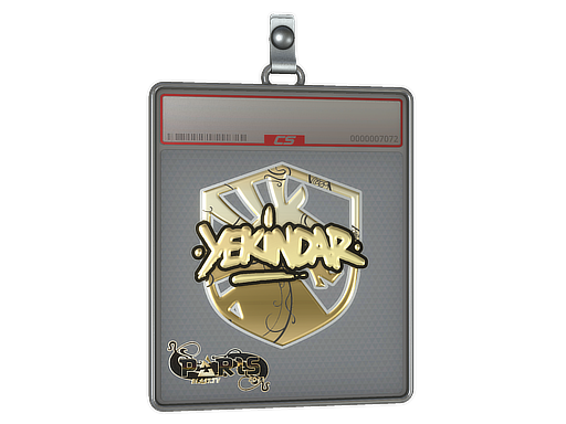 Sticker Slab YEKINDAR Gold Paris 2023